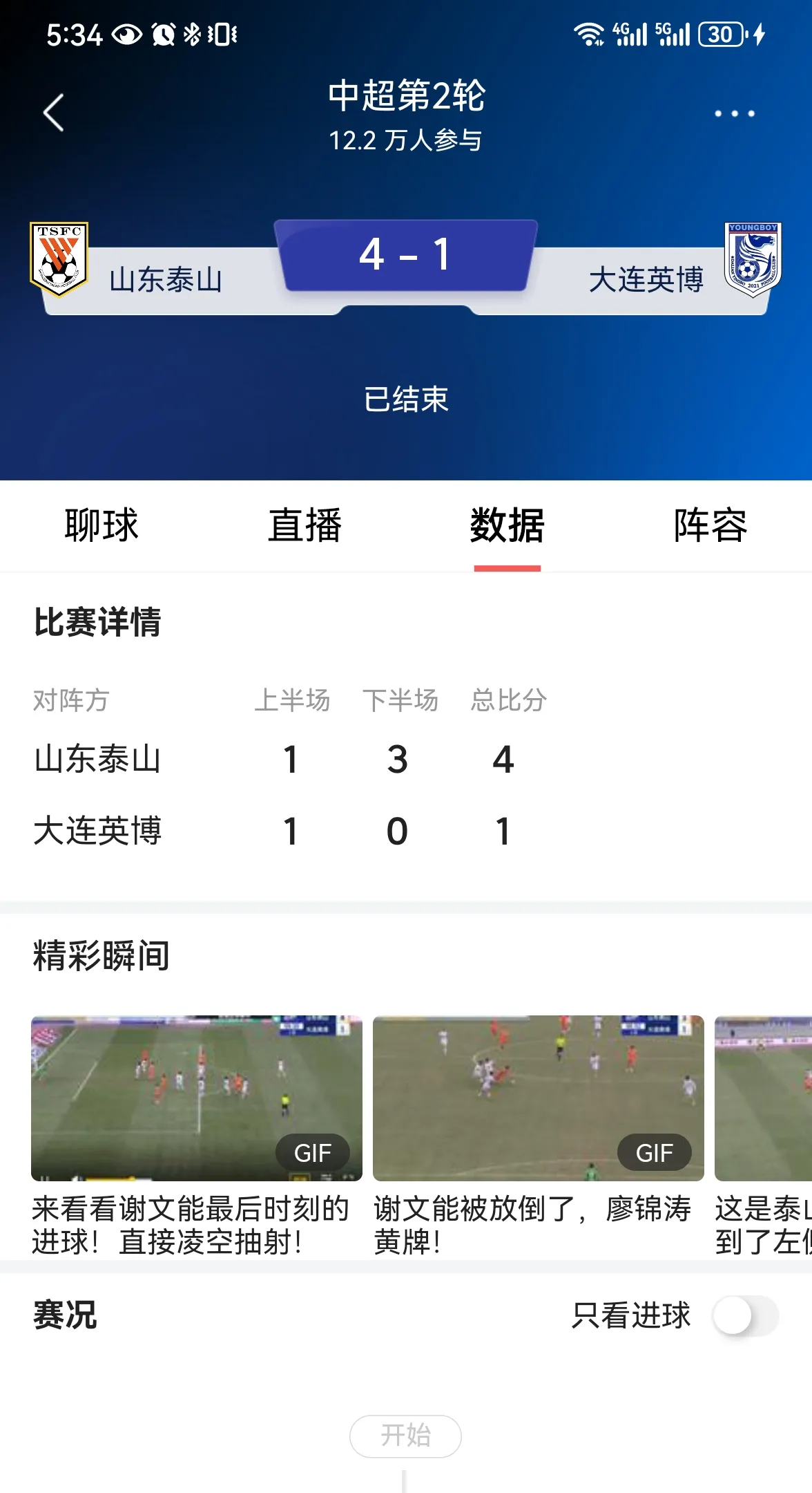 山东鲁能实现惊人逆转，拿下三分 